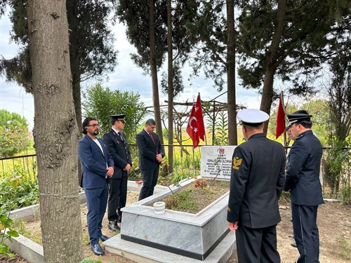 Kaymakamımız Necati AKTAN, 18 Mart Şehitleri Anma ve Çanakkale Zaferi Programı Kapsamında Şehitlerimizin Kabirlerini Ziyaret Etti